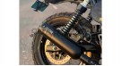 For Royal Enfield Bear 650 Rhino Racing Scramjet Max V2 Black Exhaust Silencer - SPAREZO
